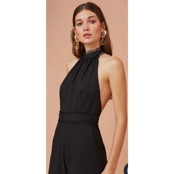 NWT Keepsake The Label Sleeveless, Wide Leg, Halter Jumpsuit - Picture 2 of 11